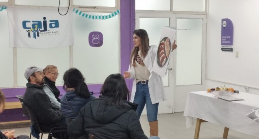 La Caja de Previsión Social brindó una charla sobre salud digestiva