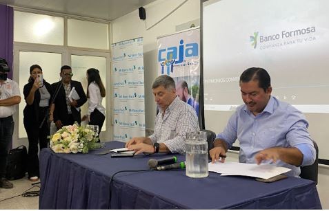 La Caja de Previsión Social firmó un convenio con el Banco Formosa