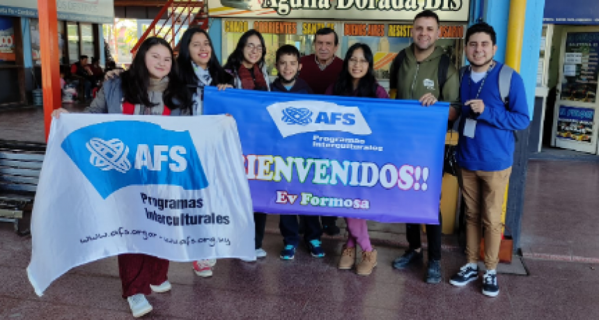 Desde Estados Unidos llegó Evelin en el marco del programa de intercambios de AFS