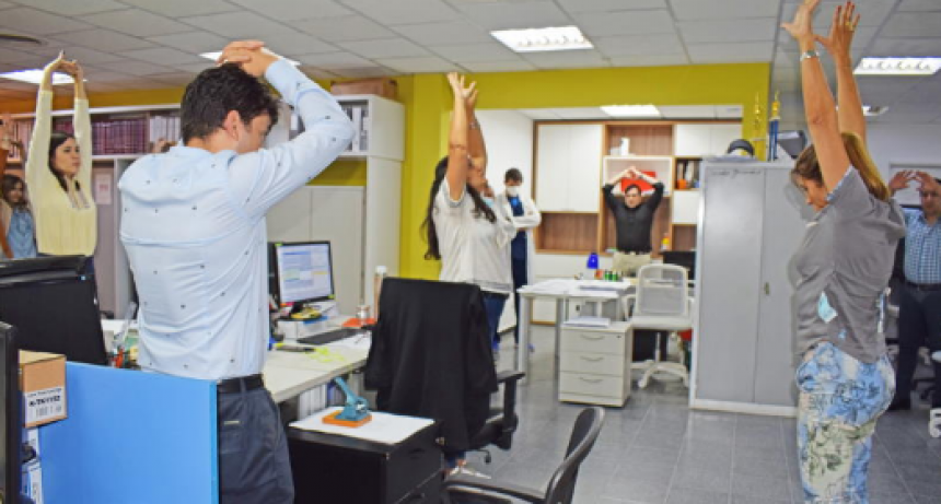 El HAC implementó realizar pausas activas durante la jornada laboral