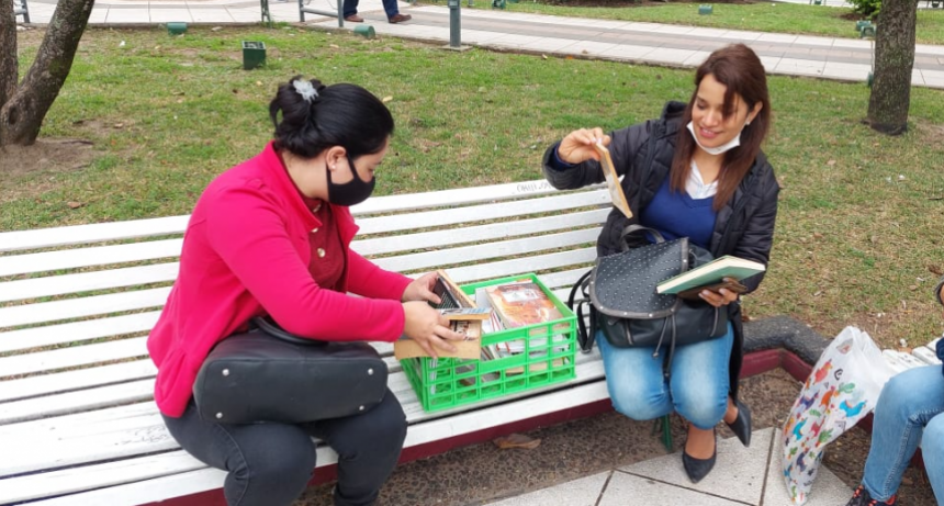 La BP Ruiz Moreno realizó siembra de libros en el centro
