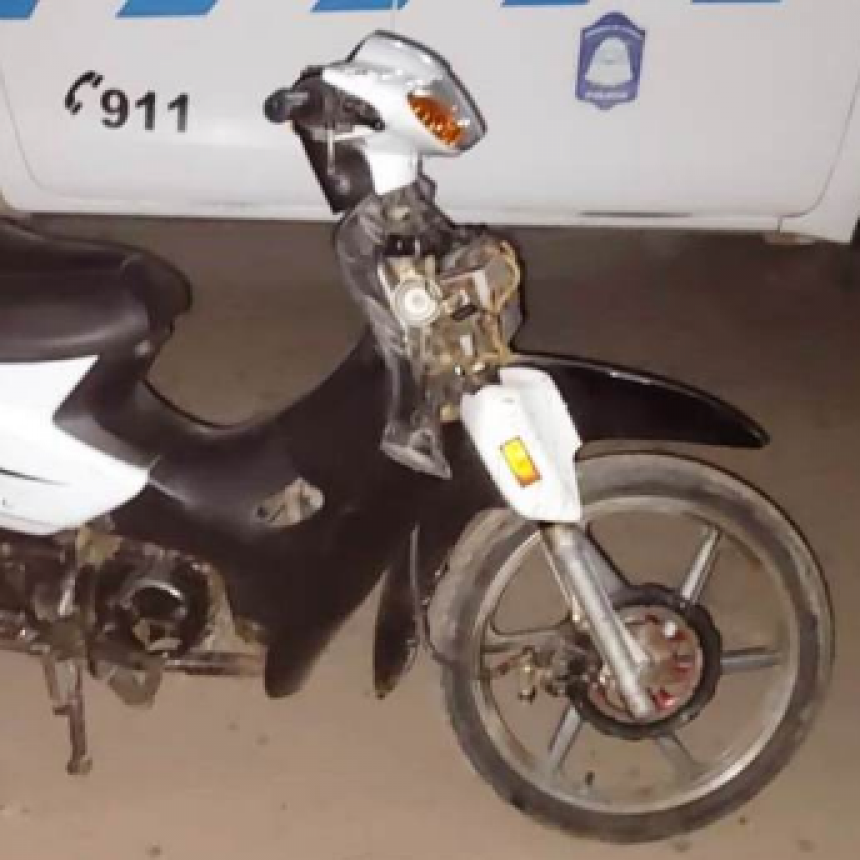 La Policía recuperó tres motos en las últimas horas y detuvo a un hombre