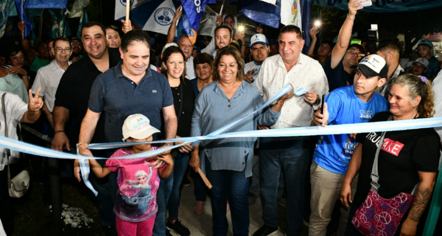 El intendente Jofré inauguró un nuevo paseo saludable sobre la avenida Sargento Cabral