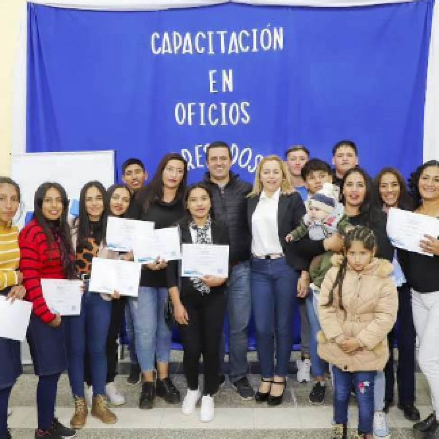 Más de 40 personas egresaron en cursos de oficios brindados por la Subsecretaría de Empleo