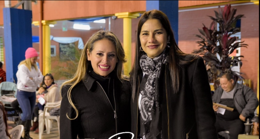 Junto a la Escuela 545 de la Nueva Formosa,