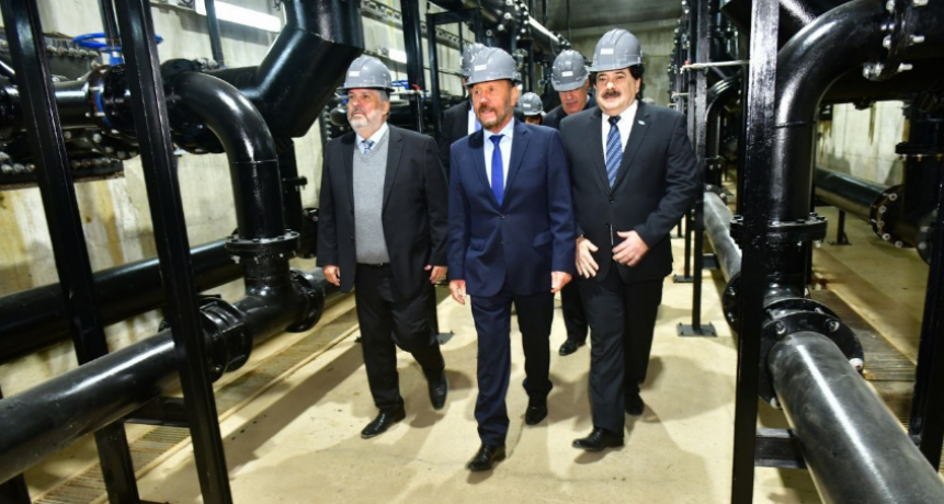 Clorinda: El gobernador Insfrán inauguró la nueva planta de agua potable