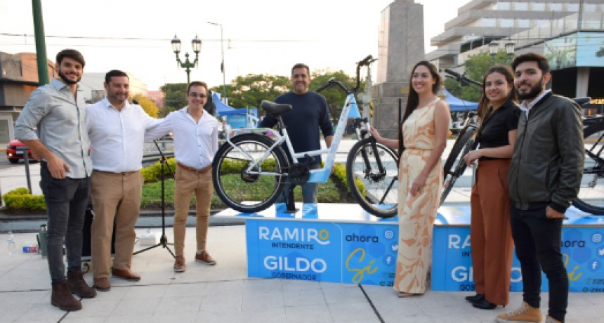 Ramiro presentó las bicis inteligentes: “Arreglaremos las calles y promoveremos nuevas formas de movilidad sustentable”