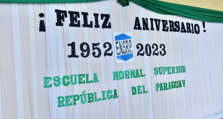 La Escuela Normal Superior “República del Paraguay” celebró sus 71 años