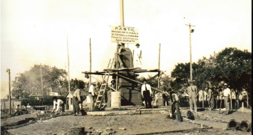 El Mástil Municipal, lugar icónico de la ciudad, cumplió 83 años