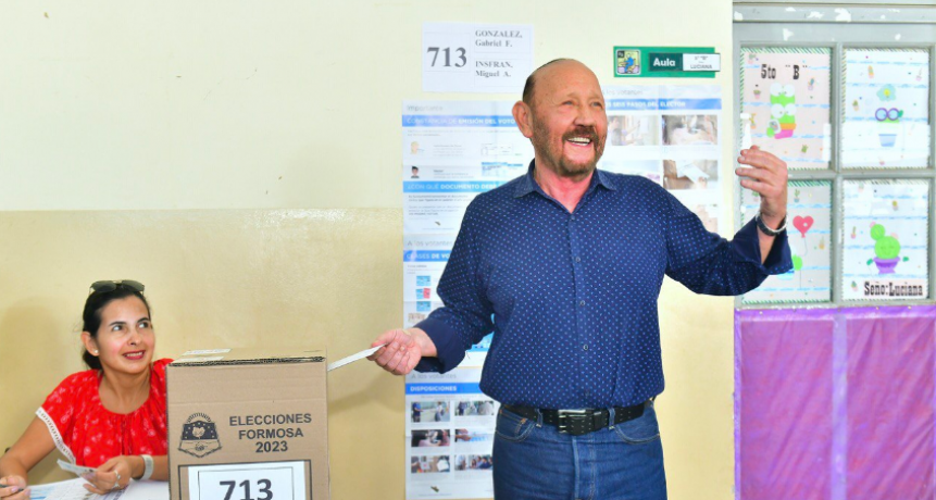 Elecciones provinciales: Gildo Insfrán se impone por una amplia mayoría