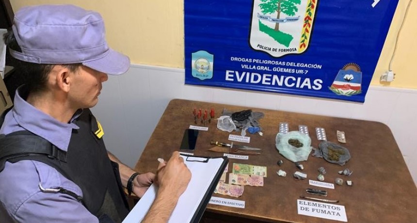 La Policía desarticuló tres centros de distribución de drogas en el interior