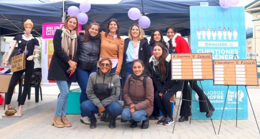 “Ni Una Menos”: desde el Municipio se realizaron actividades de información sensibilización