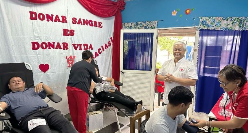 El Centro Provincial de Hemoterapia llevó a cabo una nueva colecta voluntaria de sangre en El Colorado