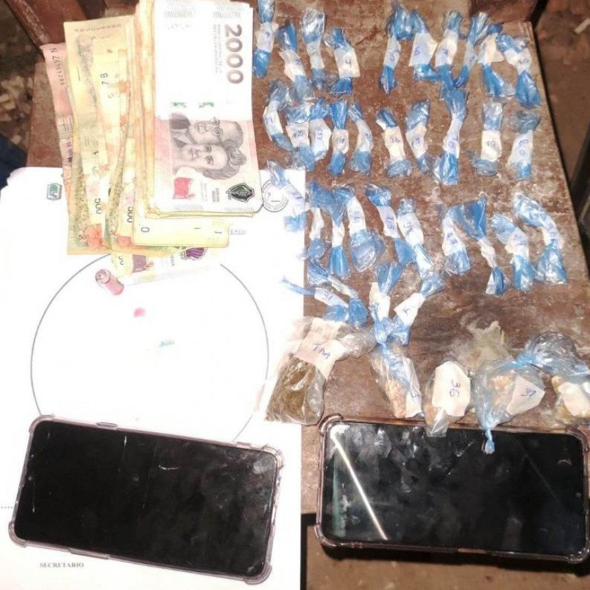 Detuvieron un hombre y retuvieron dos adolescentes por venta de droga en Clorinda