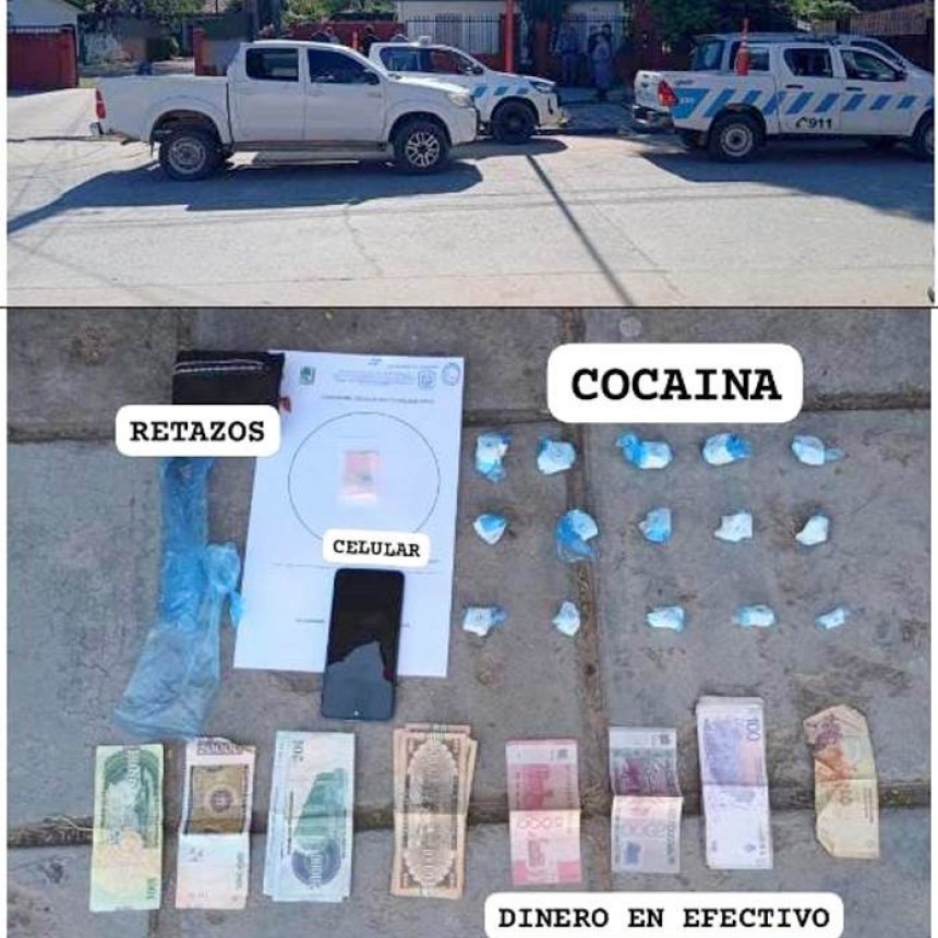 Paraguayo fue detenido con 15 envoltorios de cocaína
