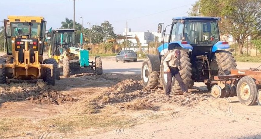 Un vasto sector de la ciudad se vio favorecido con trabajos municipales