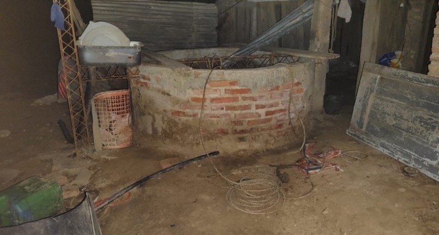 Un hombre cayó a un aljibe y falleció