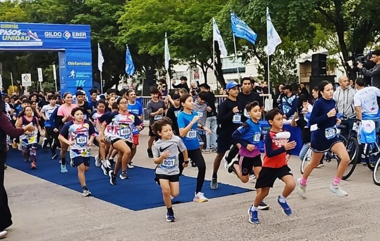Gran concurrencia en la segunda edición de la maratón Pasos de Unidad