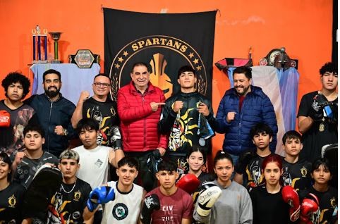 Jofré expresó su apoyo a un joven artemarcialista