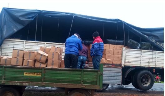 Sin pausa, continúa la entrega de cajas alimentarias modalidad aborigen