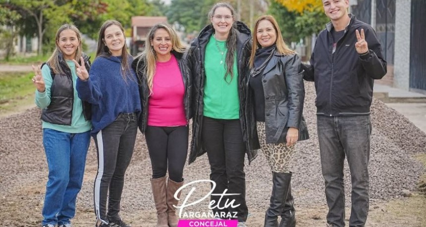 En el barrio Libertad, junto a las y los candidatos del Modelo Formoseño