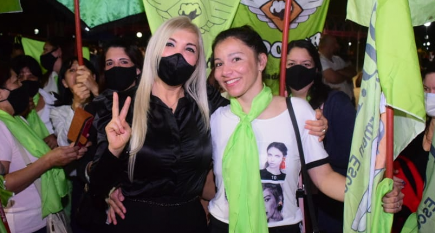 Desde el acto homenaje al General Perón, Estela Escobar afirmó que Gildo Insfrán es su mejor alumno