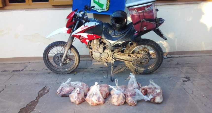 El Colorado: La Policía secuestró producto cárnico que era transportada sin equipo de refrigeración