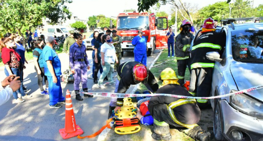 El SIPEC realizó taller de simulación de incidente con víctimas y triaje