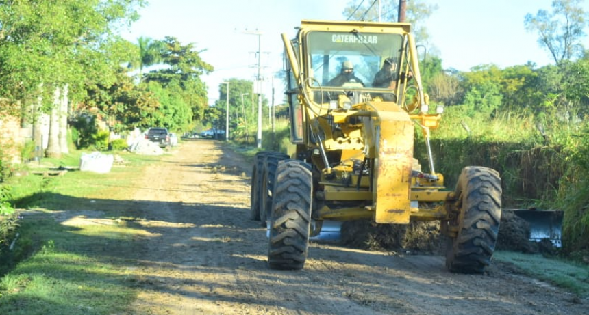 Intenso accionar de la Comuna en un vasto sector del ejido urbano