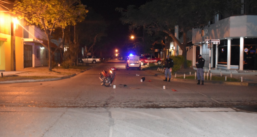 Siniestro vial dejó como saldo un joven con lesiones graves