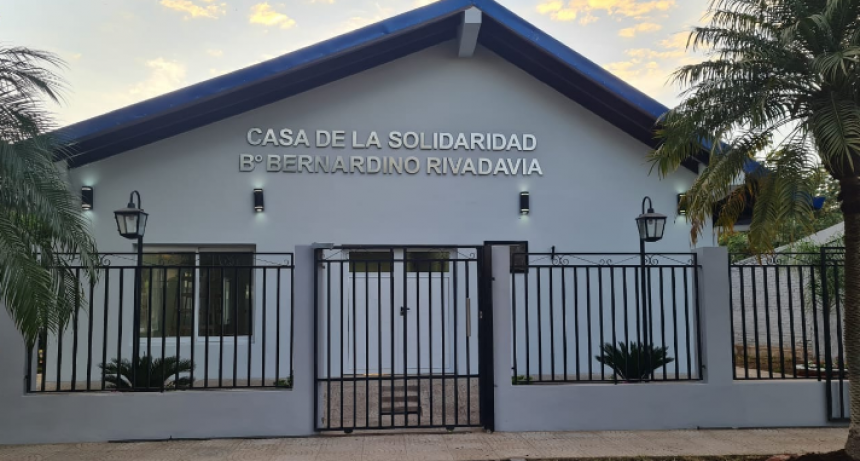 El gobernador Insfrán inaugurará obras de refacción integral de Casa de la Solidaridad