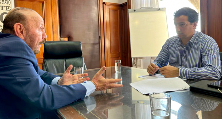 Insfrán se reunió con Yanotti por la ejecución de seis parques solares