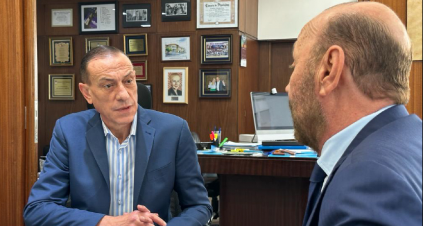 Insfrán se reunió con el administrador general de Vialidad Nacional