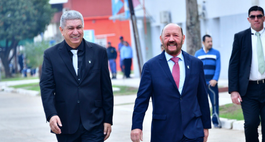 El gobernador Gildo Insfrán encabezó el acto central del 9 de julio en El Colorado