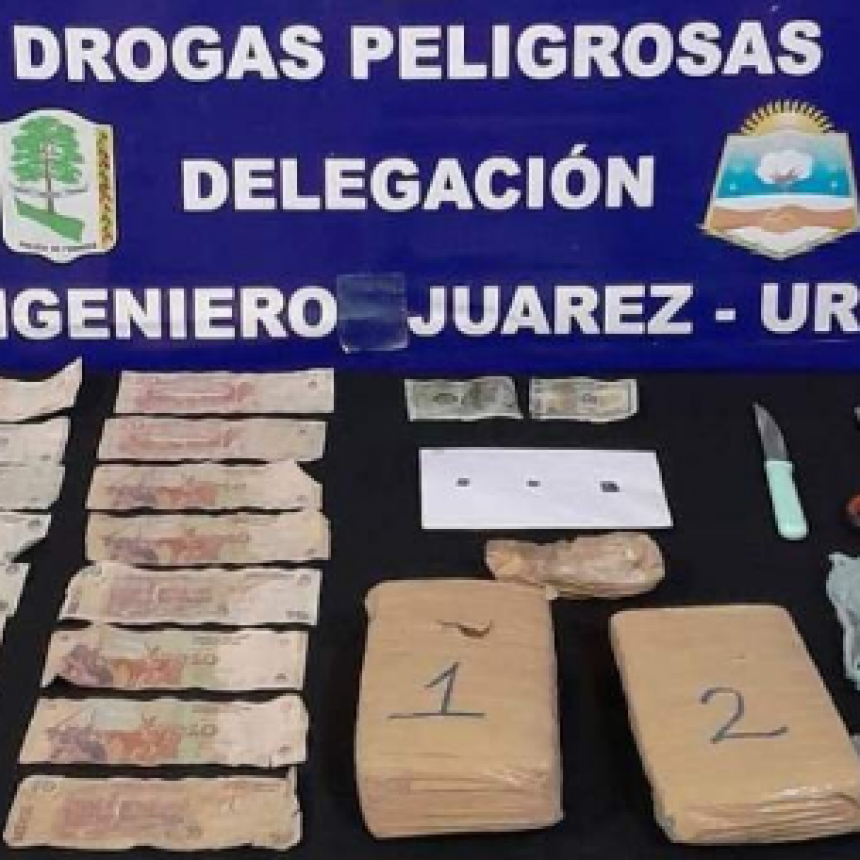 La Policía detuvo a un “dealer” y anuló un centro de distribución de drogas