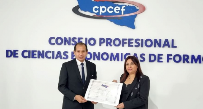 La flamante presidenta del Consejo de Ciencias Económicas aseguró que continuará trabajando “por el crecimiento de la entidad” y por la “jerarquización de la profesión”