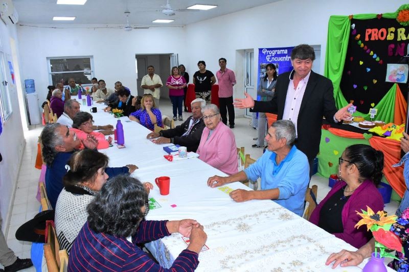 Pensionados del barrio Eva Perón visitaron Casa de la Solidaridad del Guadalupe