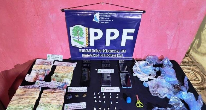La Policía desarticuló dos centros de distribución de drogas