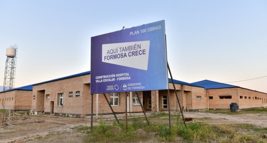 Avanza la obra del Hospital de Villa Escolar