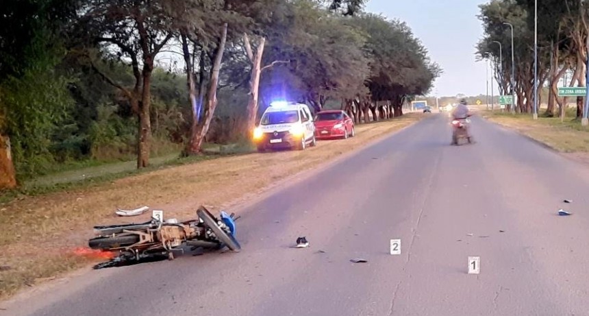 Un motociclista perdió la vida en un choque con una camioneta sobre la Ruta Provincial N° 3