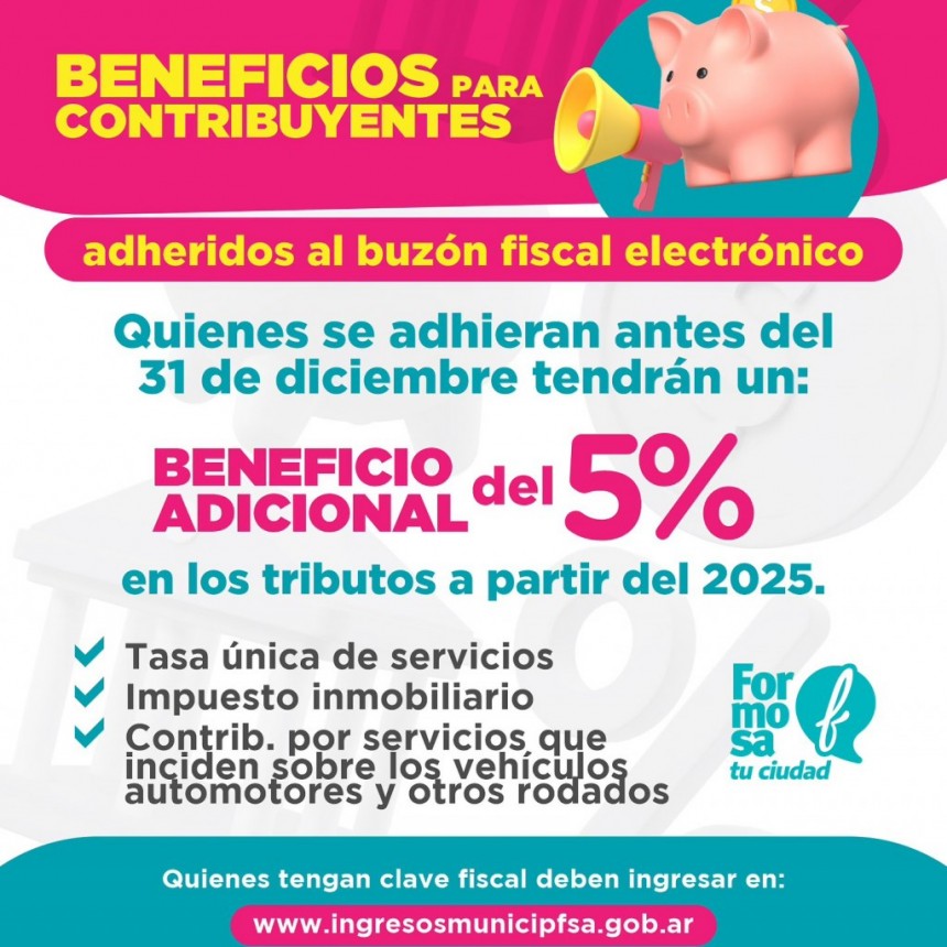 Beneficios para contribuyentes