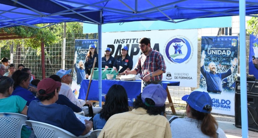 El PAIPPA continúa brindando capacitaciones en huerta familiar