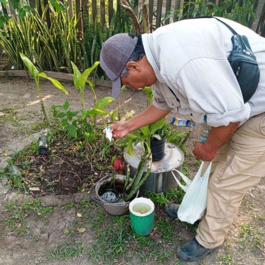 Siguen de manera ininterrumpida los trabajos preventivos contra el dengue en la localidad de Pirané