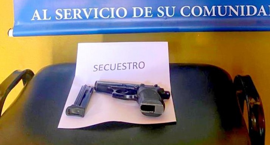 La Policía recuperó una pistola robada