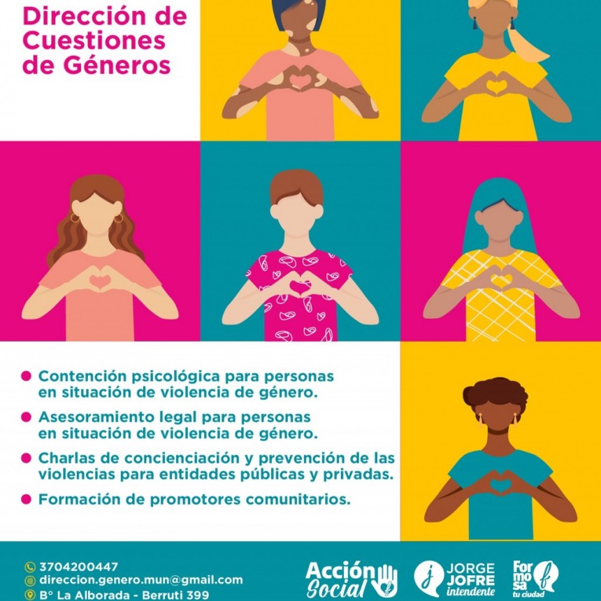 La Dirección de Cuestiones de Género de la Municipalidad trabaja constantemente en la sensibilización, concientización y prevención de las violencias 