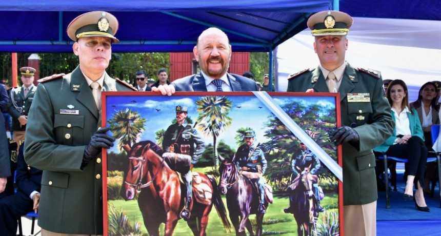 Insfrán participó del acto oficial por el 86° aniversario de Gendarmería Nacional