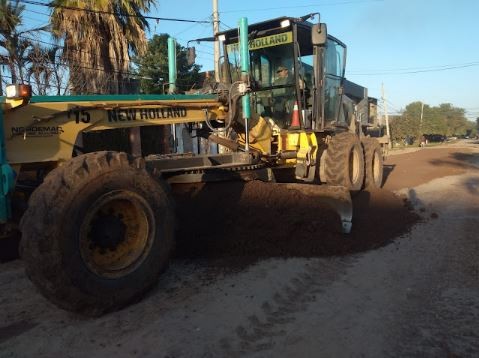 Amplia intervención comunal con trabajos en un vasto sector de la ciudad