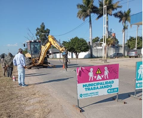 La comuna suma obras de bacheo en diversos puntos del ejido urbano