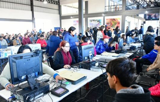 Importante despliegue del ministerio de Gobierno en el barrio Nueva Formosa
