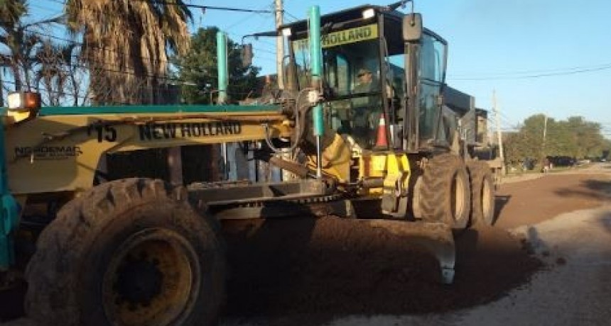 Amplia intervención comunal con trabajos en un vasto sector de la ciudad